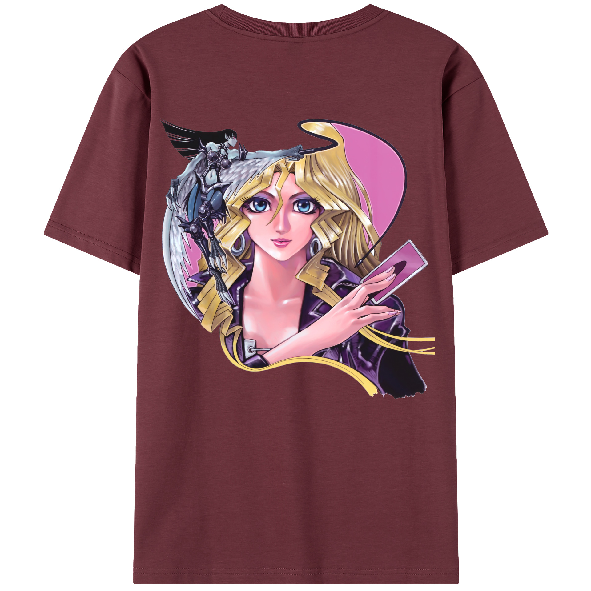 （画像用） 遊☆戯☆王 Yu-Gi-Oh! 綿100％半袖Tシャツ（背面プリント）